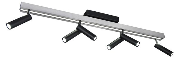 Trio T648310705 LED přisazené stropní svítidlo ZENO | 18+6x5,5W integrovaný LED zdroj | 2200lm | 2700-6500K