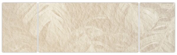 Obraz - Listy v textuře (170x50 cm)