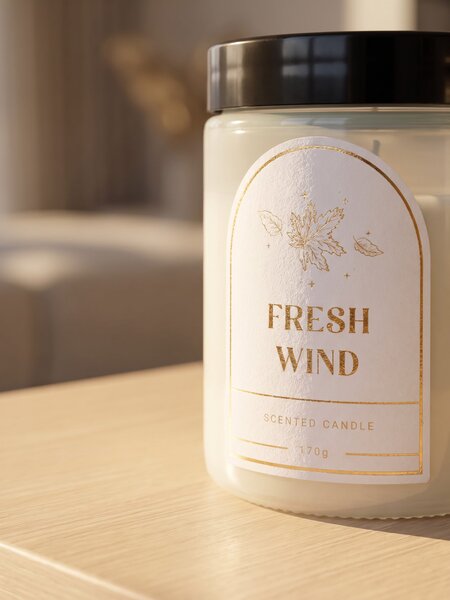 Sinsay - Vonná svíčka Fresh Wind - bílá