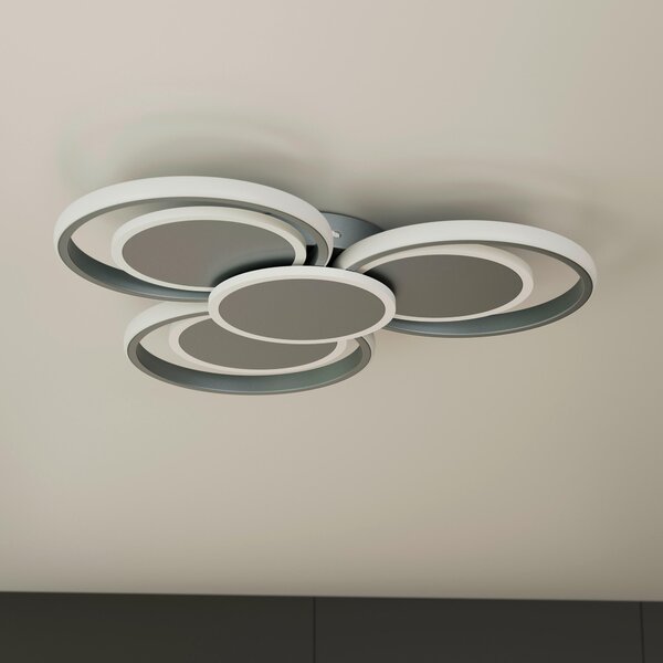 STROPNÍ LED SVÍTIDLO, 57/7 cm Novel - Stropní svítidla