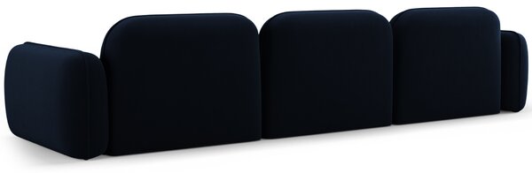 -25 % Dny MOMENTI– Cosmopolitan Design Královsky modrá sametová čtyřmístná pohovka Sydney 320 cm