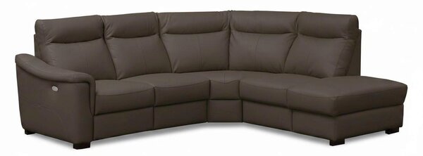 ROHOVÁ SEDAČKA, textil, kůže, tmavě hnědá Livetastic - Sedací soupravy, Online Only