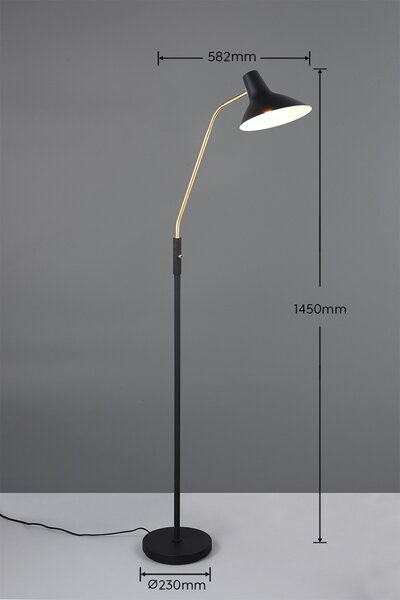 Trio T463400180 stojací lampa TRAVELLER E27