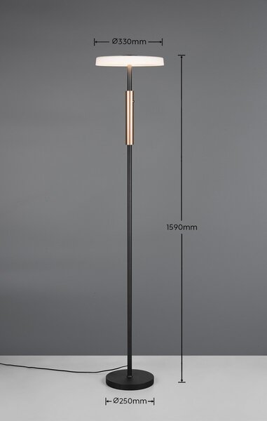 Trio T454910165 LED stojací lampa CELESTE | 15W integrovaný LED zdroj | 1750lm | 3000K