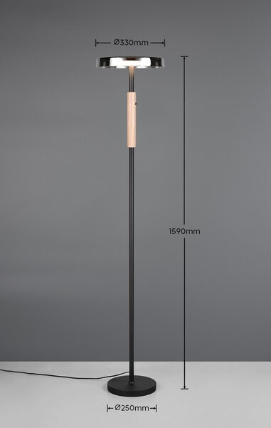 Trio T454910132 LED stojací lampa CELESTE | 15W integrovaný LED zdroj | 1750lm | 3000K