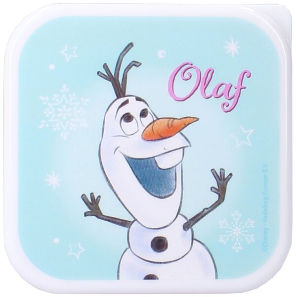 Svačinové boxy Ledové království - Frozen - motiv Elsa a Olaf - sada 3ks