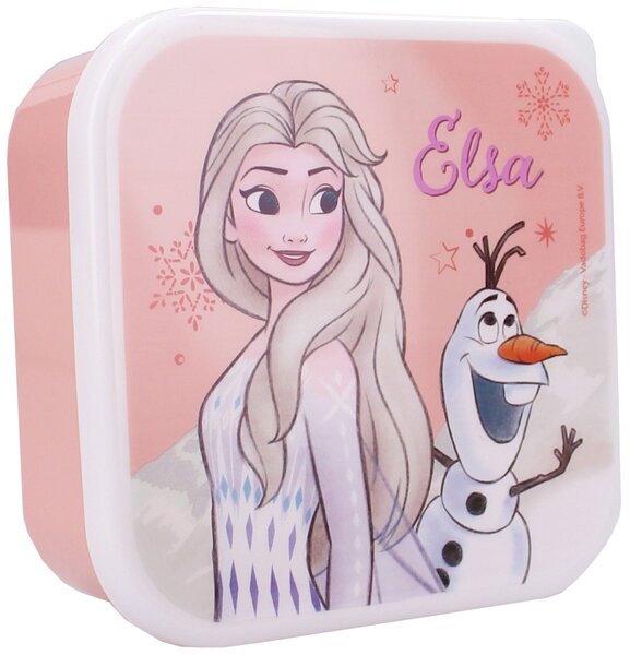 Svačinové boxy Ledové království - Frozen - motiv Elsa a Olaf - sada 3ks