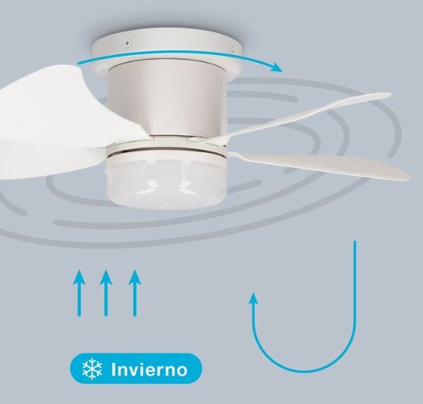 Stropní ventilátor se světlem Oristan 46cm 25W 1400lm CCT, dálkové ovládání, 3 roky záruka