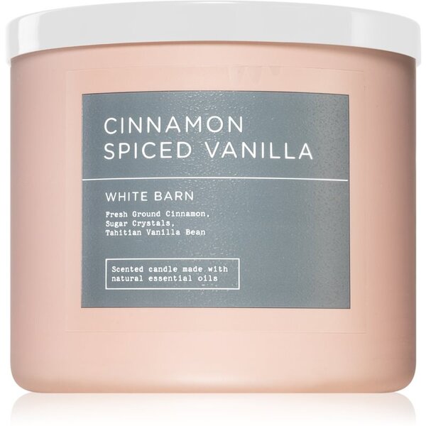 Bath & Body Works Cinnamon Spiced Vanilla vonná svíčka IV. 411 g