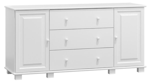 Komoda KN45 136x47 cm Bílá