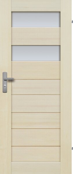 Interiérové dveře Radex dřevěné TOSSA 2S Šířka dveří: 60 cm, Otvírání dvěří: Levé
