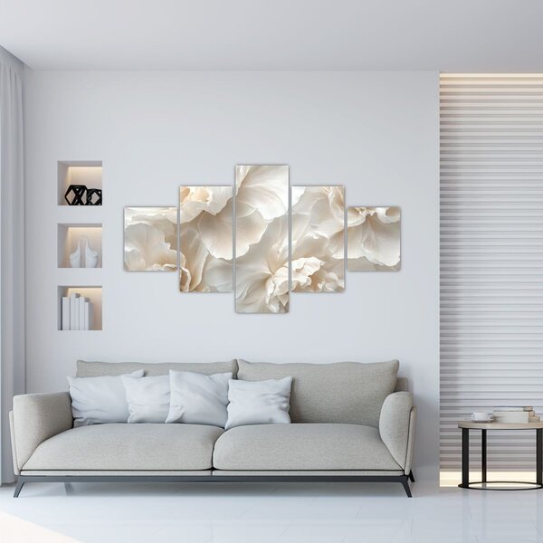 Obraz - Jemné pivoňky (125x70 cm)