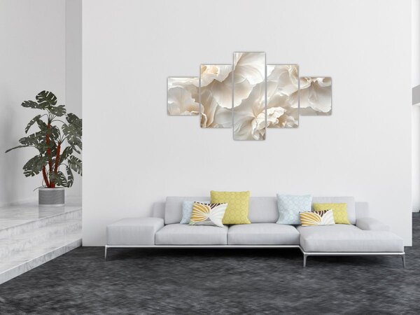 Obraz - Jemné pivoňky (125x70 cm)