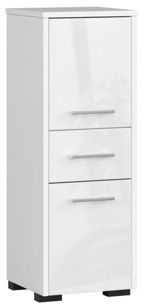 Koupelnová skříňka FIN 30 2D 1SZ 85 cm bílá, lesk
