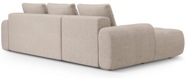 -25 % Dny MOMENTI– Cosmopolitan Design Pískově hnědá rozkládací pohovka Linz 275 cm, levá