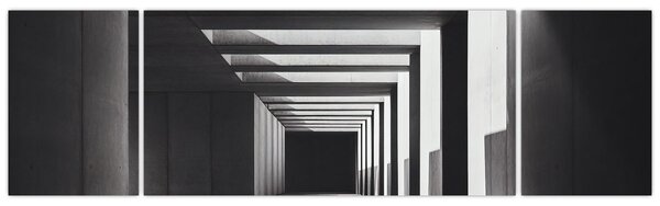 Obraz - Čtvercový tunel (170x50 cm)