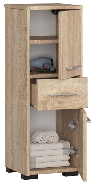 Koupelnová skříňka FIN 30 2D 1SZ 85 cm dub sonoma