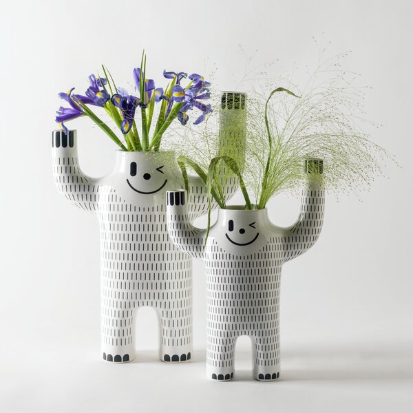 BD Barcelona designové vázy Happy Yeti Vase Small