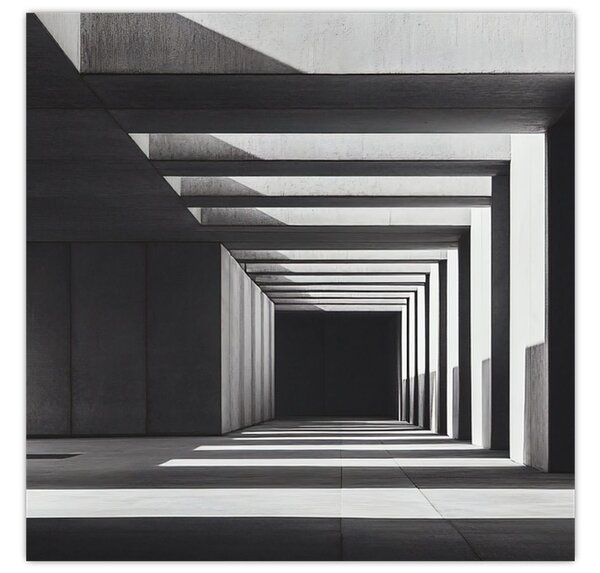 Obraz - Čtvercový tunel (30x30 cm)