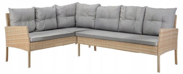 Set zahradního nábytku BERNO béžový / šedý SAD9576
