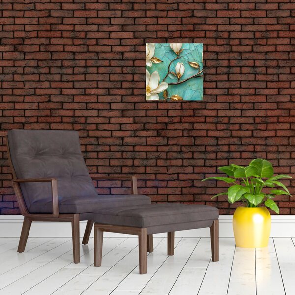 Obraz - 3D magnólie (30x30 cm)