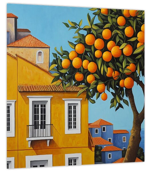 Obraz - Pomerančovník (30x30 cm)