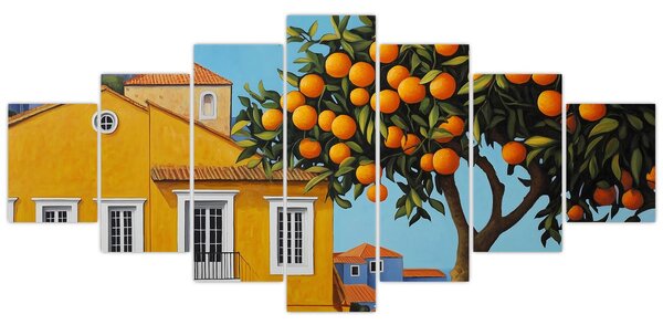 Obraz - Pomerančovník (210x100 cm)