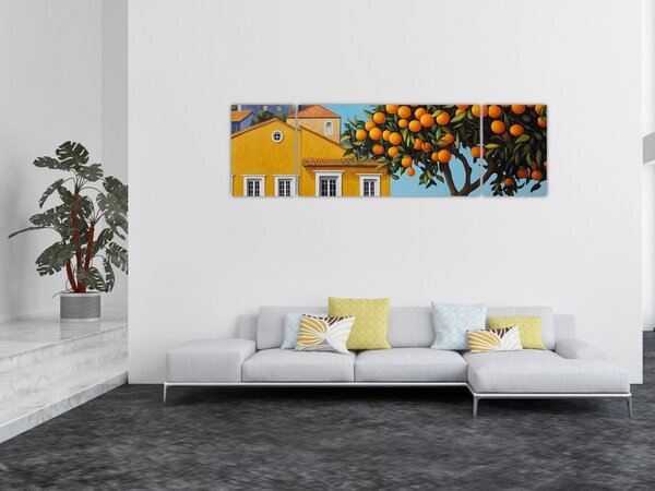 Obraz - Pomerančovník (170x50 cm)