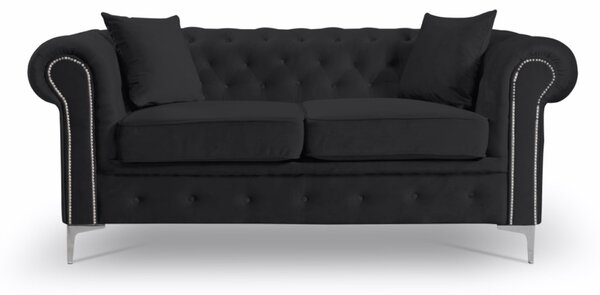 Pohovka Roma Chesterfield II Černá