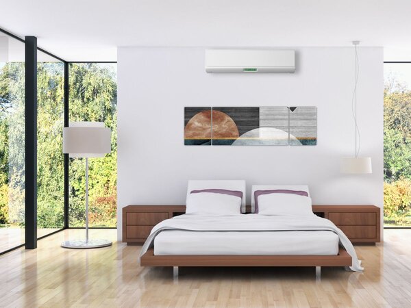 Obraz - Tvary a textury (170x50 cm)