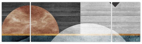 Obraz - Tvary a textury (170x50 cm)