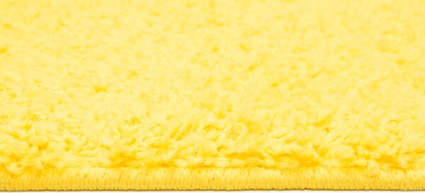 Makro Abra Běhoun Shaggy DELHI 7388A Jednobarevný žlutý Šíře: 70 cm