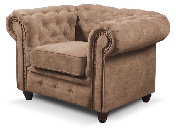 Křeslo Infinity Chesterfield Šedá