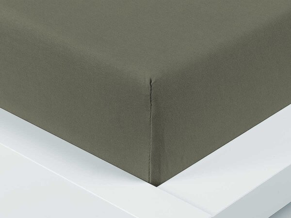 XPOSE® Jersey prostěradlo Exclusive s lycrou - šalvějové 90x200 cm