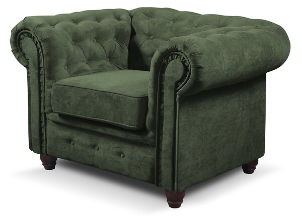 Křeslo Infinity Chesterfield Šedá