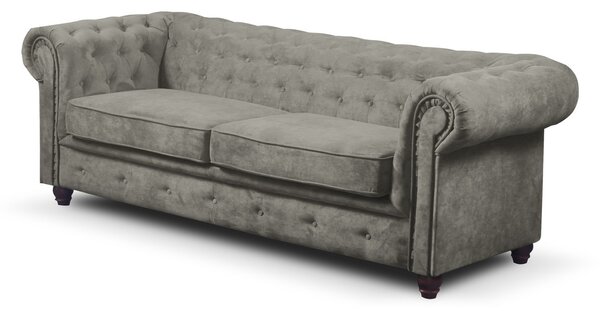 Rozkládací pohovka Infinity Chesterfield II Zelená