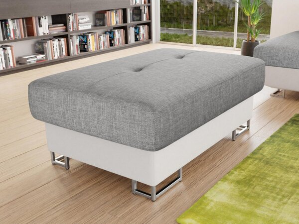 Taburet Alvin, Potah: ekokůže Soft 017 (bíla) + Lux 05 5903211340871