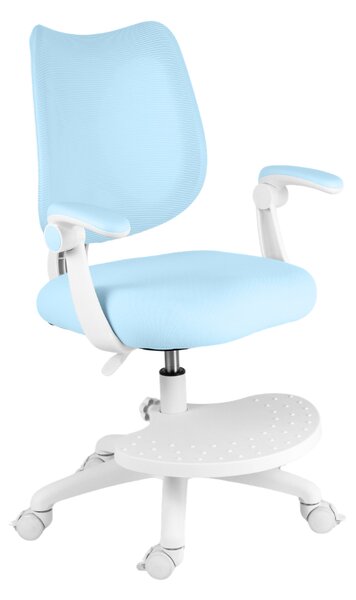 Dětská rostoucí židle Neoseat JUNI 022 — látka, pratelný potah, modrá