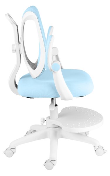 Dětská rostoucí židle Neoseat JUNI 022 — látka, pratelný potah, modrá