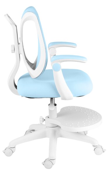 Dětská rostoucí židle Neoseat JUNI 022 — látka, pratelný potah, modrá