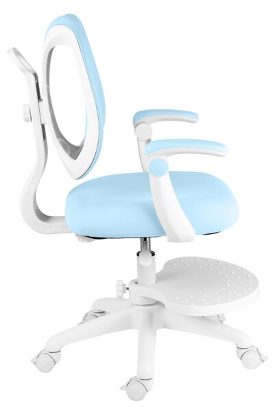 Dětská rostoucí židle Neoseat JUNI 022 — látka, pratelný potah, modrá