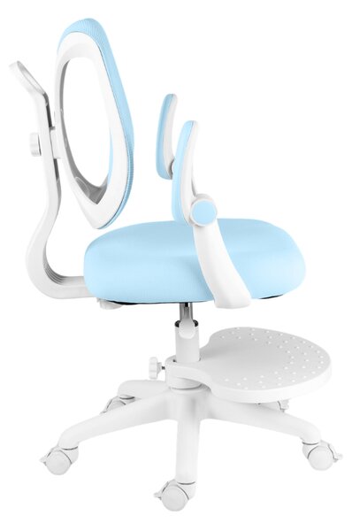 Dětská rostoucí židle Neoseat JUNI 022 — látka, pratelný potah, modrá