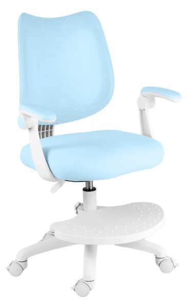 Dětská rostoucí židle Neoseat JUNI 022 — látka, pratelný potah, modrá