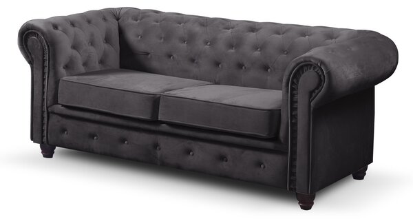 Pohovka Infinity Chesterfield III Černá