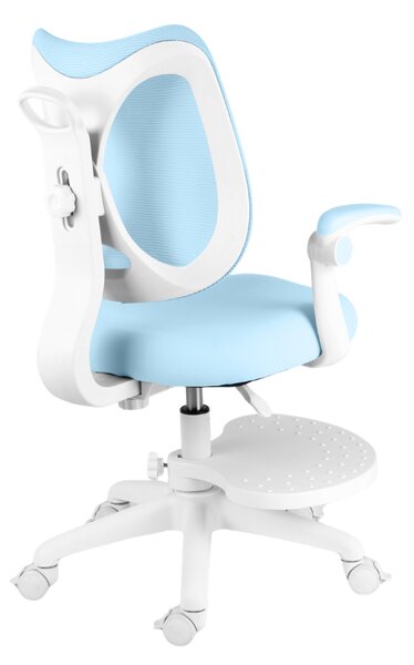 Dětská rostoucí židle Neoseat JUNI 022 — látka, pratelný potah, modrá