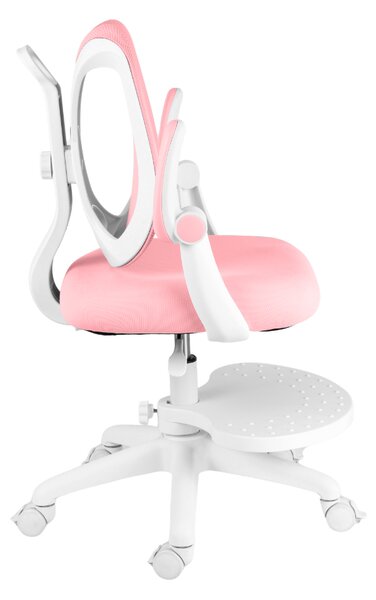 Dětská rostoucí židle Neoseat JUNI 022 — látka, pratelný potah, růžová