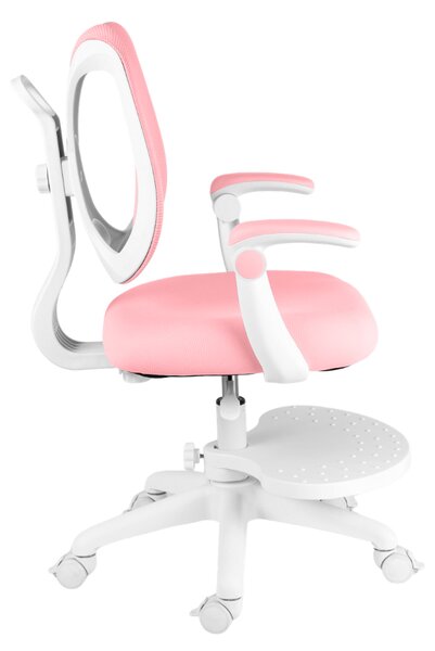 Dětská rostoucí židle Neoseat JUNI 022 — látka, pratelný potah, růžová