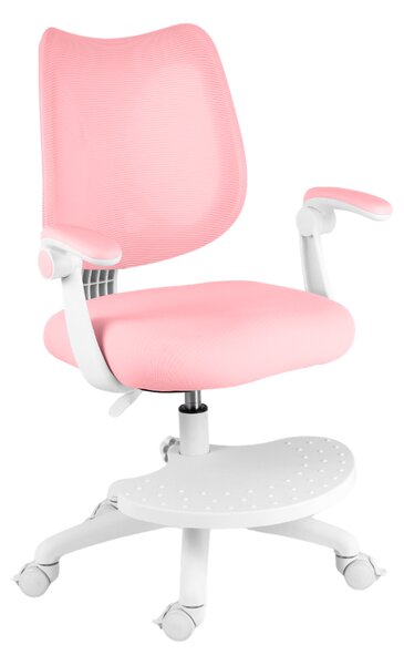 Dětská rostoucí židle Neoseat JUNI 022 — látka, pratelný potah, růžová