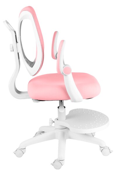 Dětská rostoucí židle Neoseat JUNI 022 — látka, pratelný potah, růžová