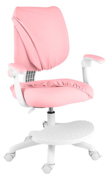 Dětská rostoucí židle Neoseat JUNI 022 — látka, pratelný potah, růžová